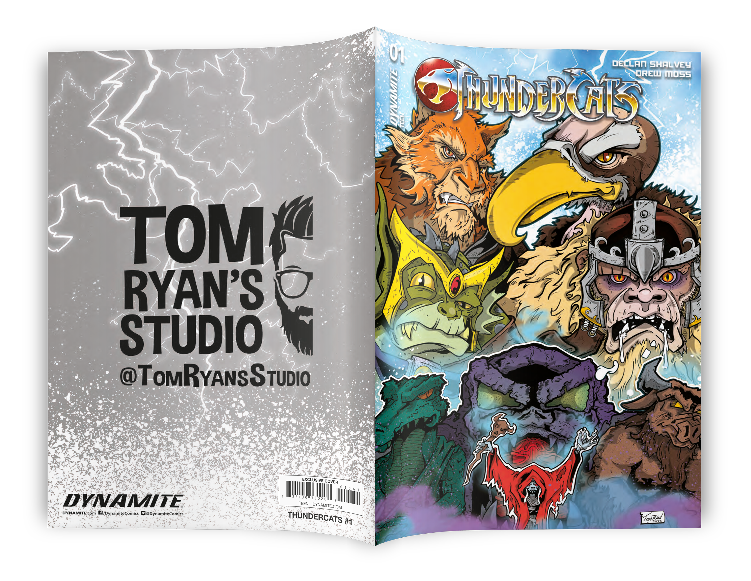 Dynamite Comics, Thundercats 1, Variant Cover, Tom Ryan Exclusive